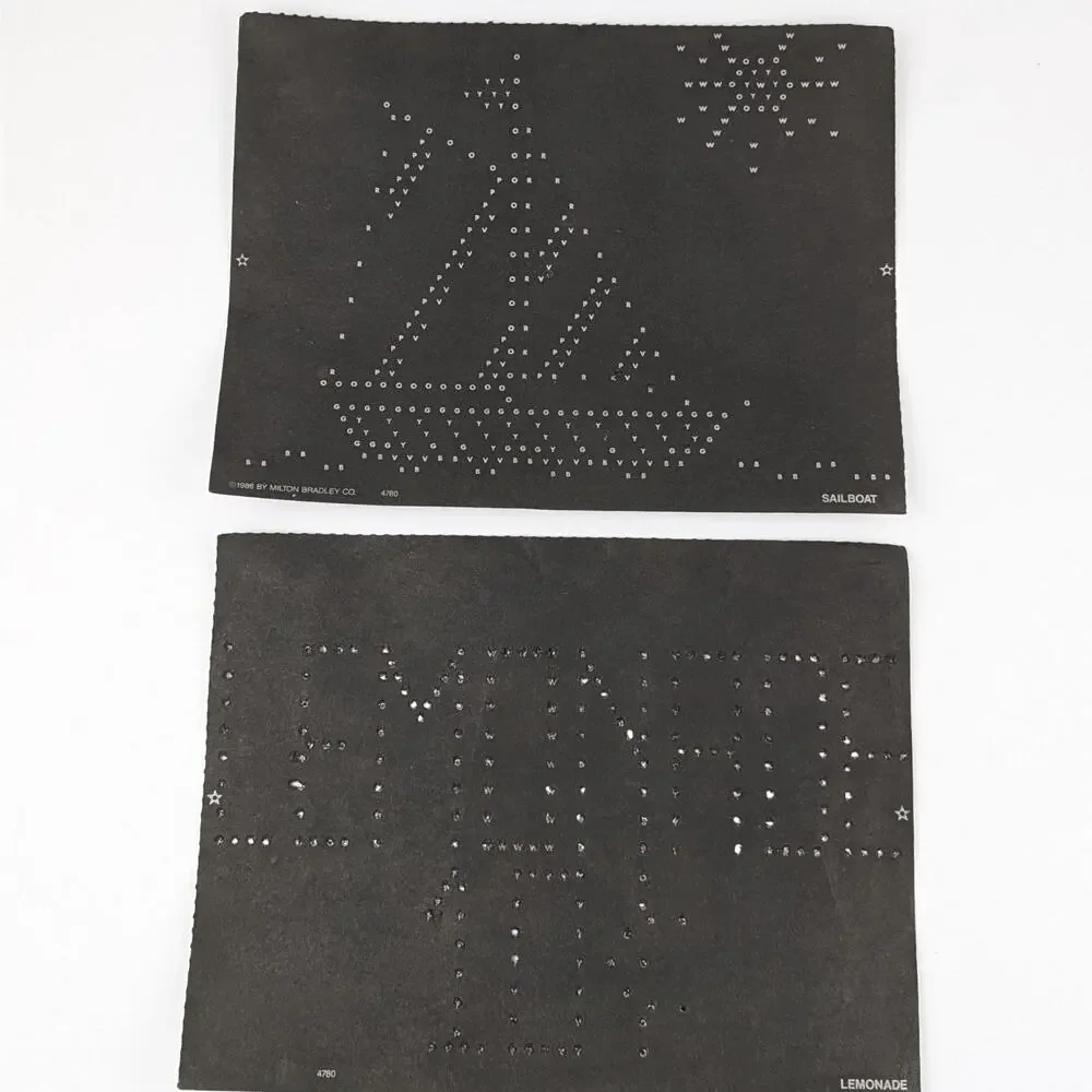Vintage 1986 Lite Brite Milton Bradley WORKING w Box Pegs Patterns Tested - Picture 14 of 15